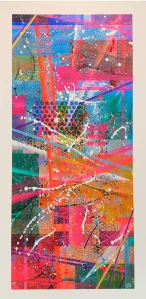 Pittura intitolato "Multicolors" da Corine Grumo, Opera d'arte originale, Acrilico