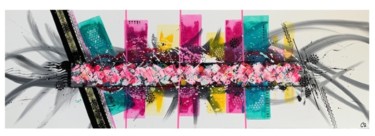 Pintura titulada "Threecolors" por Corine Grumo, Obra de arte original, Acrílico