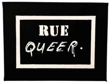 Peinture intitulée "Queer" par Corine Grumo, Œuvre d'art originale, Acrylique Monté sur Châssis en bois