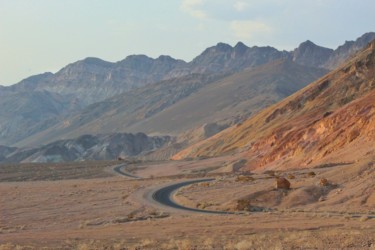 Photography titled "death valley road" by Corentin Thauvin, Original Artwork, Digital Photography