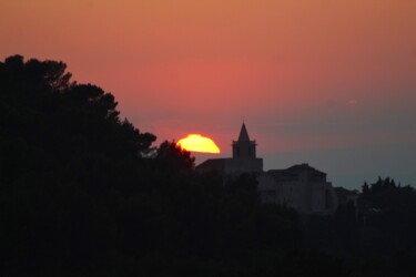 Photography titled "Religious sunset" by Corentin Thauvin, Original Artwork, Digital Photography