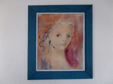 Peinture intitulée "portrait-jeune-fill…" par Coco, Œuvre d'art originale, Autre