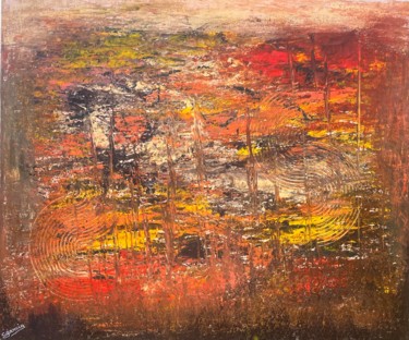 Pittura intitolato "Un cataclysme artis…" da Corinne Garcia, Opera d'arte originale, Acrilico