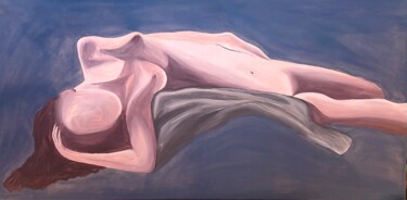 Peinture intitulée "Une femme libérée" par Corinne Garcia, Œuvre d'art originale, Acrylique