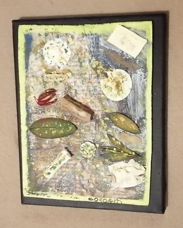 Peinture intitulée "Le Repas" par Claudia Marie Eugénie (Cocoâlô), Œuvre d'art originale, Acrylique