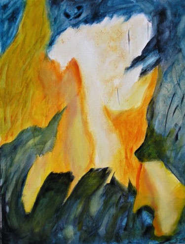 Peinture intitulée "CHIMERE 3" par Jacques Coeur, Œuvre d'art originale, Acrylique