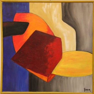 Peinture intitulée "LES TEMPS MODERNES" par Jacques Coeur, Œuvre d'art originale, Huile