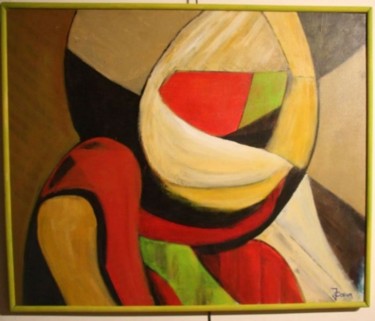 Peinture intitulée "LE CHEIK" par Jacques Coeur, Œuvre d'art originale, Huile