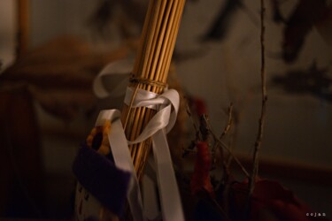 Fotografia intitolato "white ribbon" da Cojan, Opera d'arte originale, Fotografia digitale