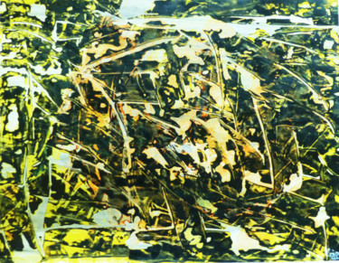 Peinture intitulée "Abstrait_6" par Elodie Cojean, Œuvre d'art originale, Acrylique