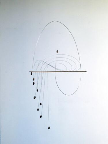 Sculpture titled "SUSPENSION 18/01" by Colette Billaud, Original Artwork