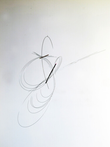 Sculpture intitulée "SUSPENSION 18/03" par Colette Billaud, Œuvre d'art originale