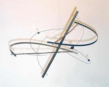 Sculpture titled "SUSPENSION M17" by Colette Billaud, Original Artwork
