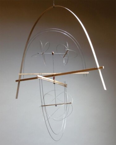 Sculpture titled "SUSPENSION M23" by Colette Billaud, Original Artwork