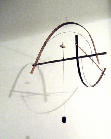 Sculpture titled "SUSPENSION M28" by Colette Billaud, Original Artwork