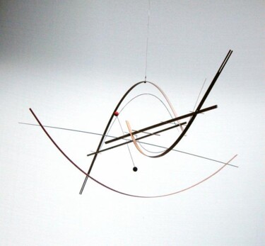 Sculpture intitulée "suspension 10/05" par Colette Billaud, Œuvre d'art originale