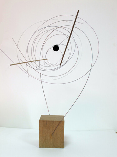 Sculpture titled "VIBRATION N2" by Colette Billaud, Original Artwork