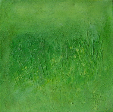 Peinture intitulée "Au printemps" par Colette Jotterand-Vetter, Œuvre d'art originale, Acrylique