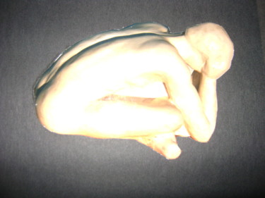 Sculpture titled "Penseur" by Colette Jotterand-Vetter, Original Artwork