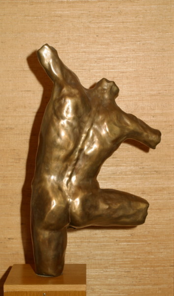 Sculpture intitulée "torse de danseur" par Colette Jotterand-Vetter, Œuvre d'art originale