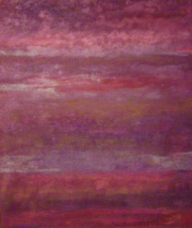 Peinture intitulée "Lumière du soir 1" par Colette Jotterand-Vetter, Œuvre d'art originale, Acrylique