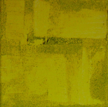 Peinture intitulée "abstrait jaune" par Colette Jotterand-Vetter, Œuvre d'art originale, Acrylique