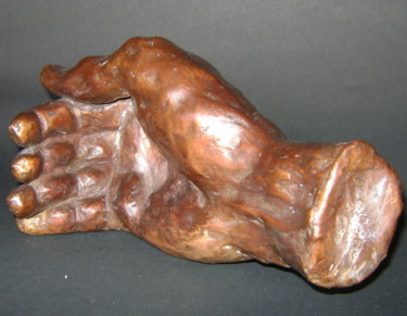 Sculpture intitulée "main qui ramasse" par Colette Jotterand-Vetter, Œuvre d'art originale