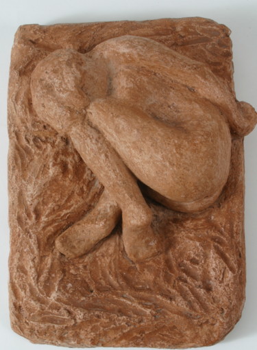 Sculpture intitulée "retour sur soi" par Colette Jotterand-Vetter, Œuvre d'art originale, Terre cuite