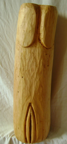 Sculpture intitulée "femme" par Colette Jotterand-Vetter, Œuvre d'art originale, Bois