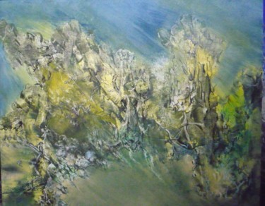 Painting titled "les-esprits-de-la-f…" by Colette Klein, Original Artwork, Oil