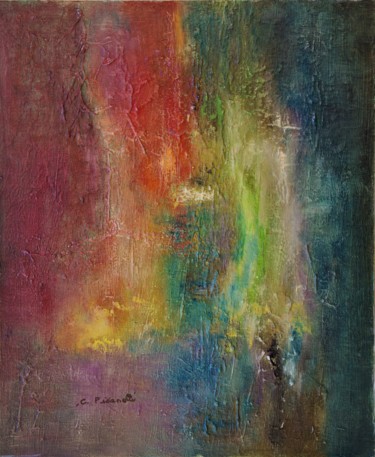 Peinture intitulée "Sans titre 2021-173" par Colette Pisanelli, Œuvre d'art originale, Huile