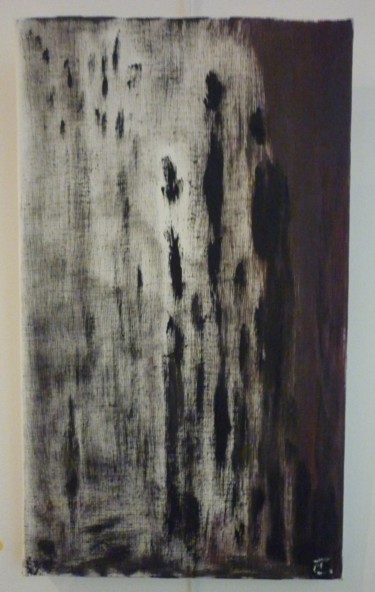 Peinture intitulée "Le départ" par Colette Terranova, Œuvre d'art originale, Huile