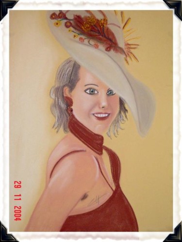 Peinture intitulée "BEAUTE Féminime" par Colette Rhode, Œuvre d'art originale, Huile