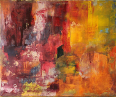 Pittura intitolato "Le rectangle" da Colette Lemeer, Opera d'arte originale, Acrilico