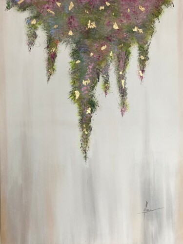 Malerei mit dem Titel "In bloom" von Coline Quach (Maze), Original-Kunstwerk, Acryl