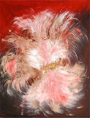 Painting titled "Plume" by Coline, Original Artwork