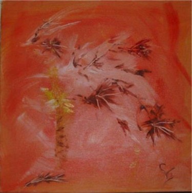 Painting titled "vent rosé" by Coline, Original Artwork