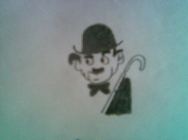 Pintura titulada "Chaplin.jpg" por Juan Jose Coll, Obra de arte original