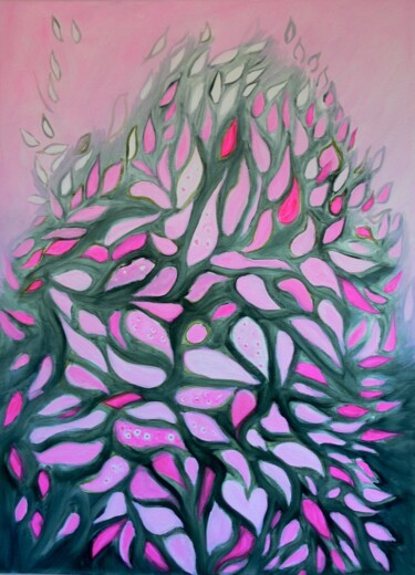 Картина под названием "Sandesa" - Collay Anne, Подлинное произведение искусства, Масло Установлен на Деревянная рама для нос…