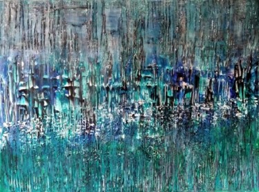 Painting titled "COLD RAIN" by Cologne Art Project, Original Artwork, Acrylic