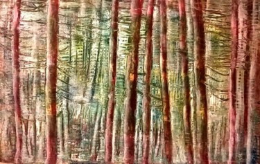Painting titled "FOREST HILL" by Cologne Art Project, Original Artwork, Acrylic