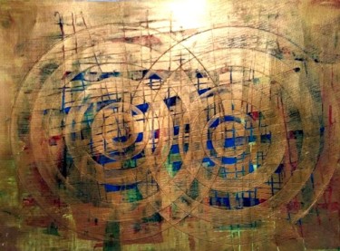 Pittura intitolato "EARTH  MINERVA B" da Cologne Art Project, Opera d'arte originale, Acrilico