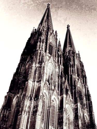 Фотография под названием "Cathédrale de Colog…" - Cologne Art Project, Подлинное произведение искусства, Цифровая фотография