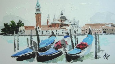 Pintura intitulada "venezia" por Paluan, Obras de arte originais