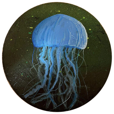 Pintura titulada "Jellyfish 2" por Comains, Obra de arte original, Acrílico