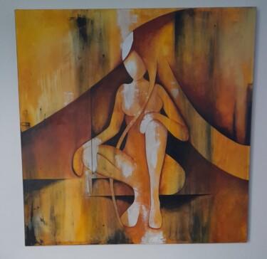 Malerei mit dem Titel "Stillness" von Sight, Original-Kunstwerk, Acryl