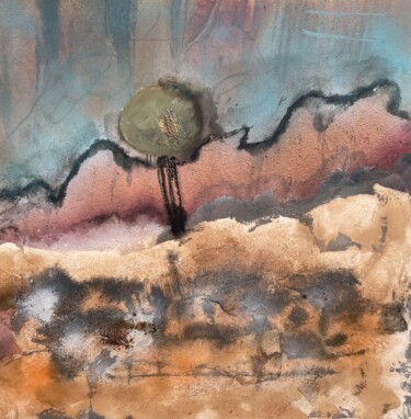 Pintura titulada "Paysage1" por Jef Condon, Obra de arte original, Acrílico