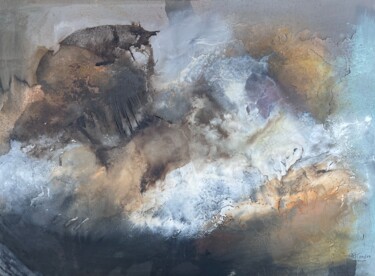 Pintura titulada "nuages" por Jef Condon, Obra de arte original, Acrílico