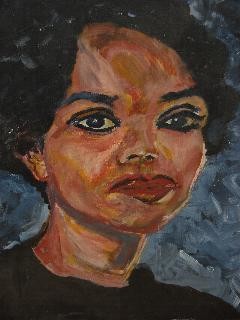 Painting titled "AMALA" by Lisa De Coninck-Matitaputty, Original Artwork