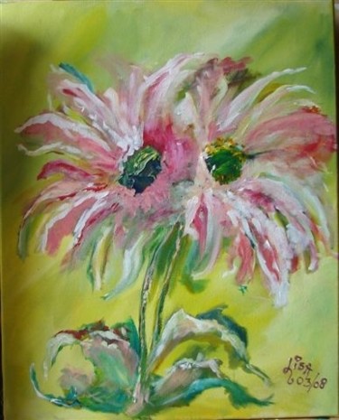 Painting titled "bloem2.JPG" by Lisa De Coninck-Matitaputty, Original Artwork